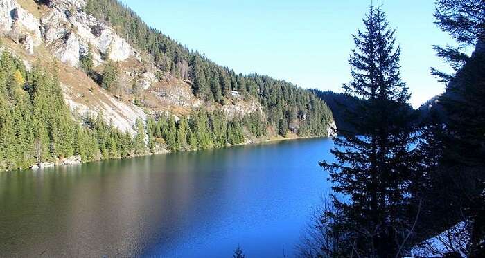 lake near a hiking spot