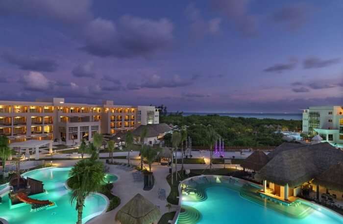 Swimming pool view