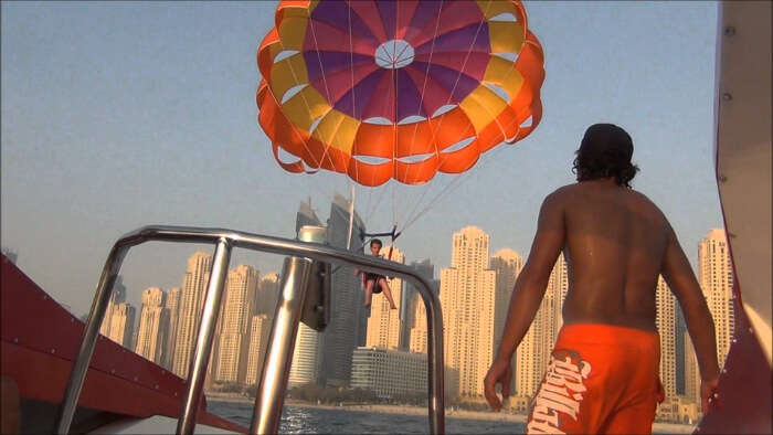 parasailing