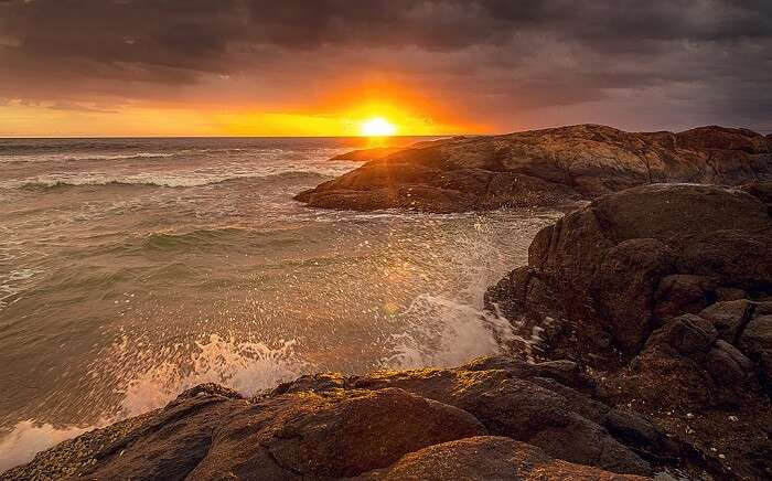 Sunset at Bentota Beach