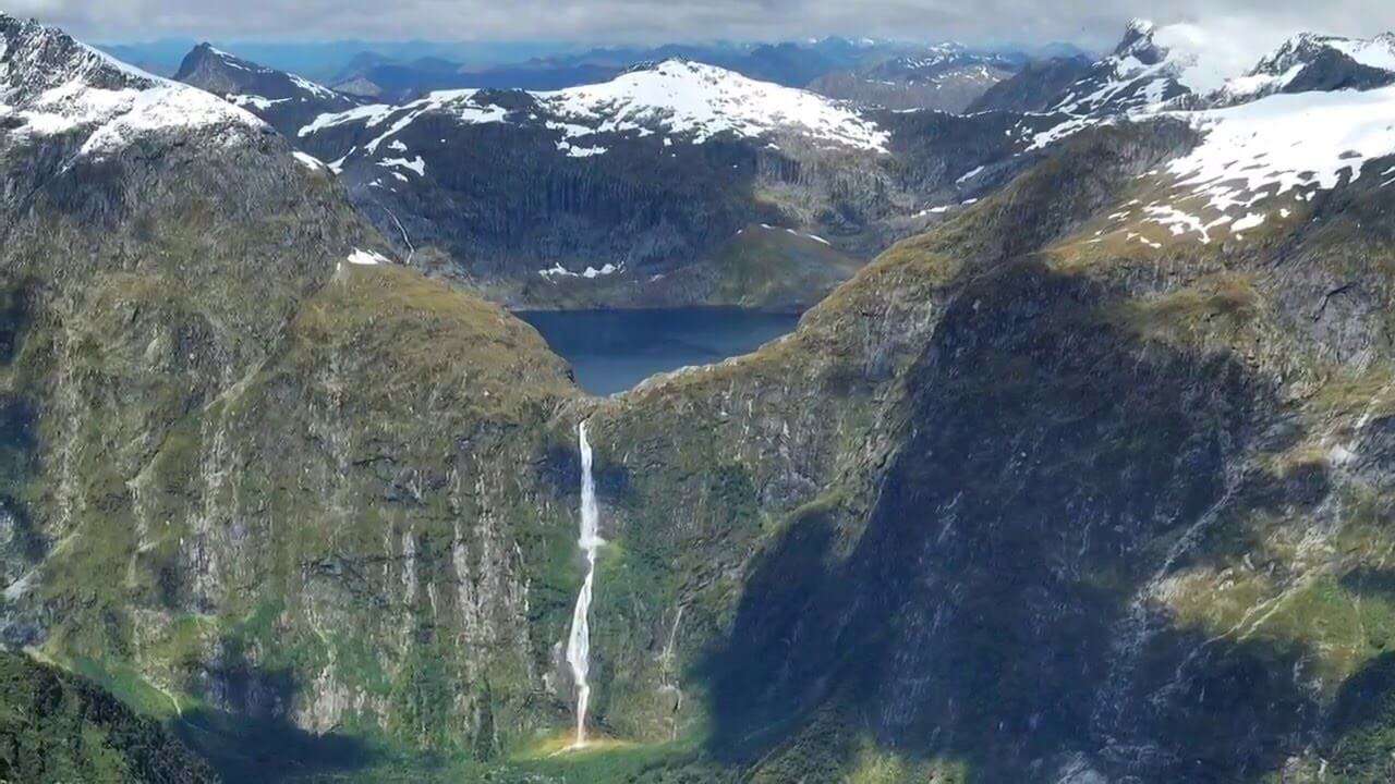 beautiful Sutherland Falls