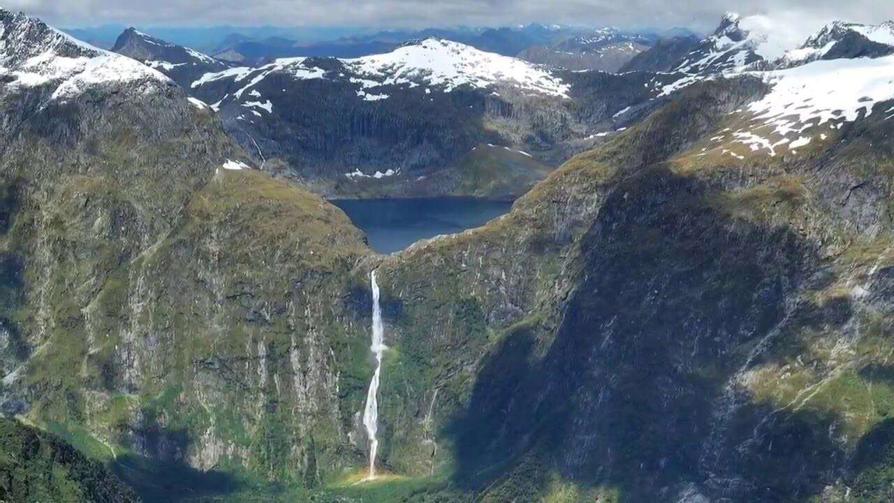 beautiful sutherland waterfall