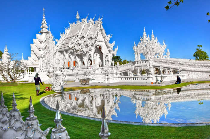 beautiful White temple