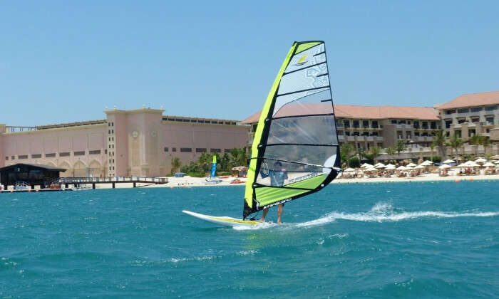 windsurfing