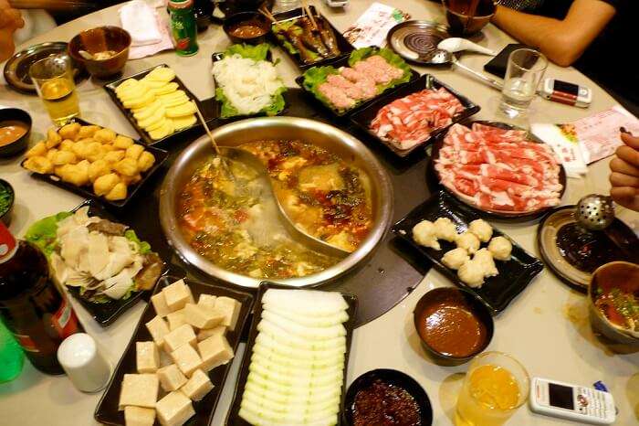 traditional Chinese hot pot 