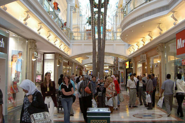 inside view of mall
