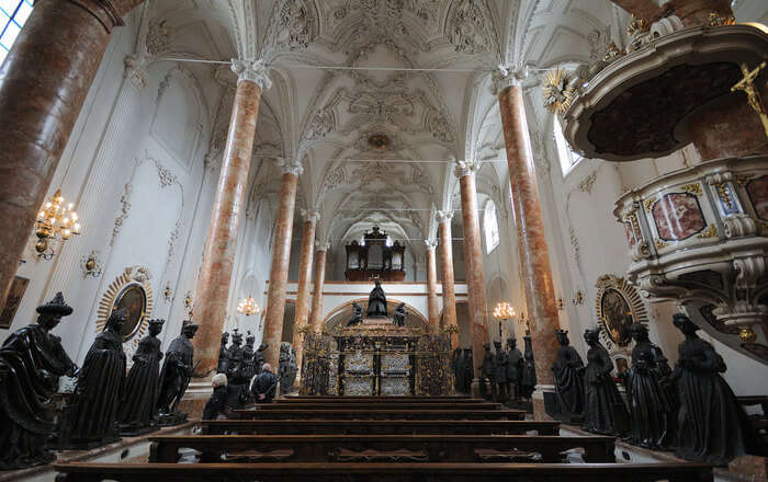 church bench