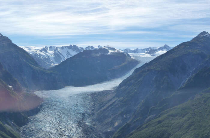 Approaching Fox Glacier