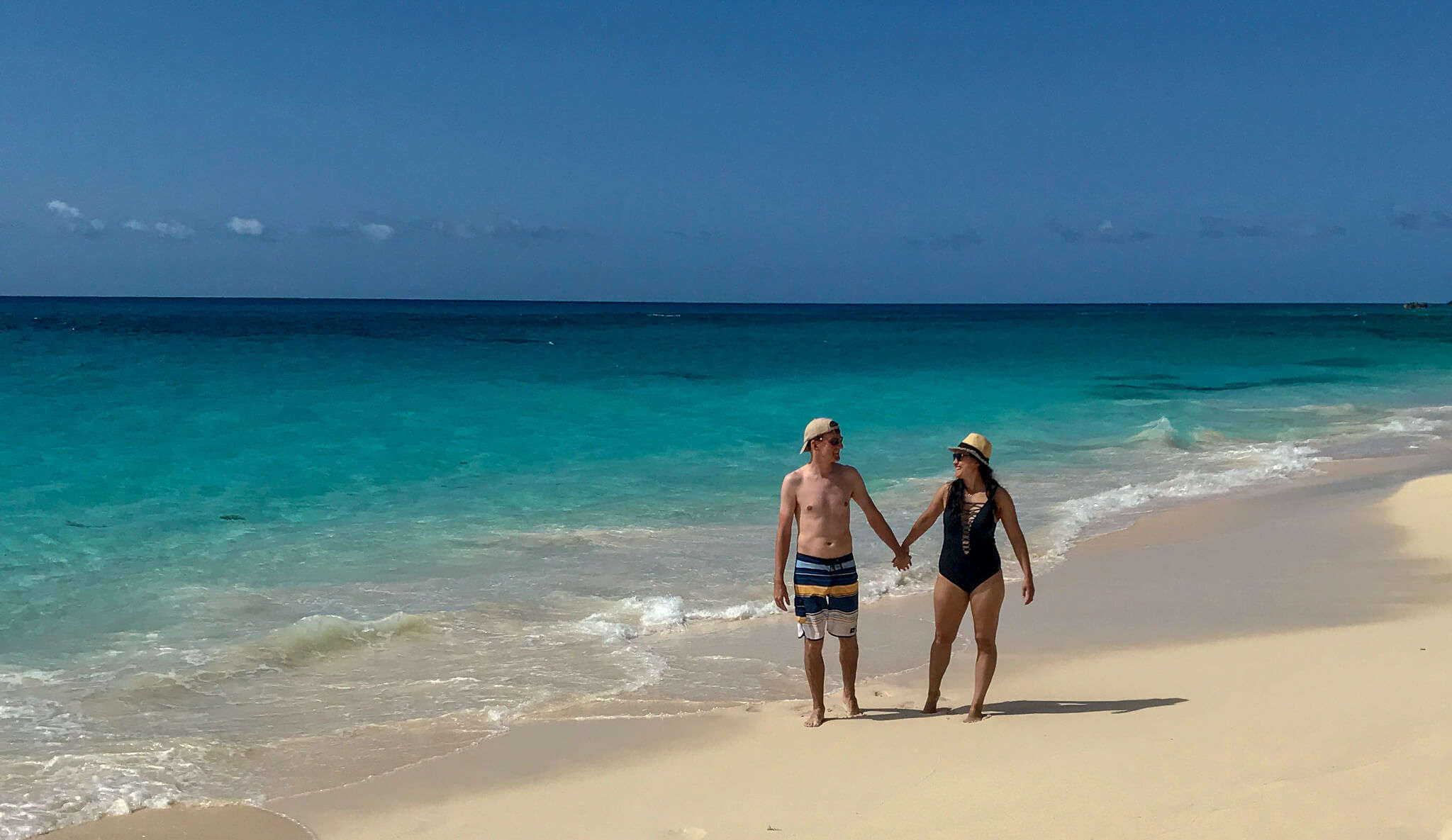 a couple on a beach