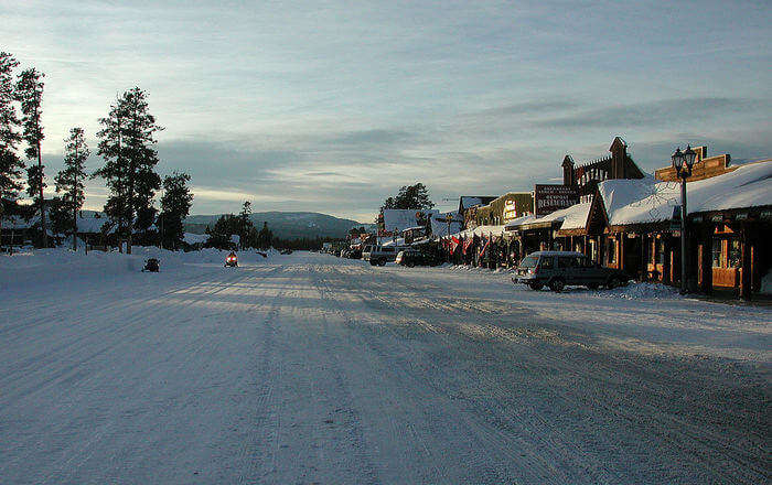 Street full of snow