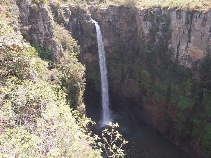 Large waterfall