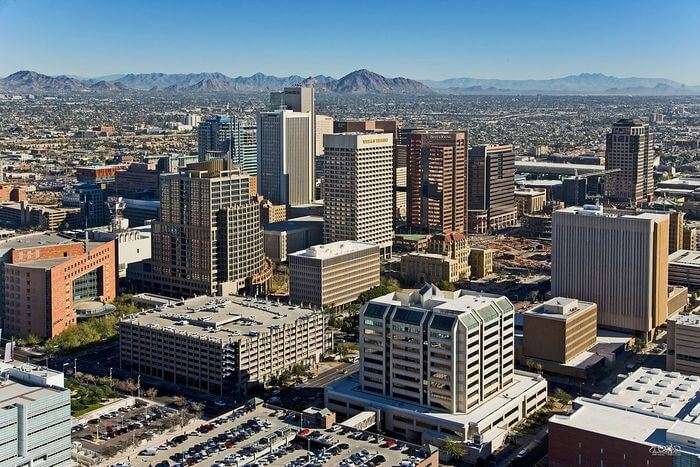 Phoenix city view