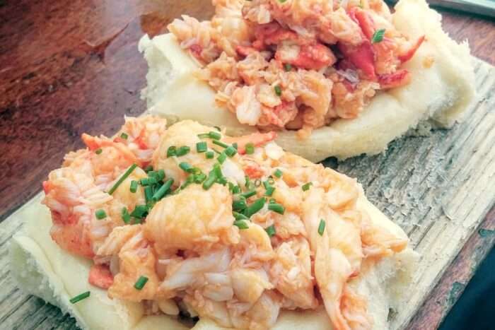 Binge on the delicious lobster rolls