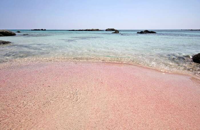 Elafonisi pink sand beach
