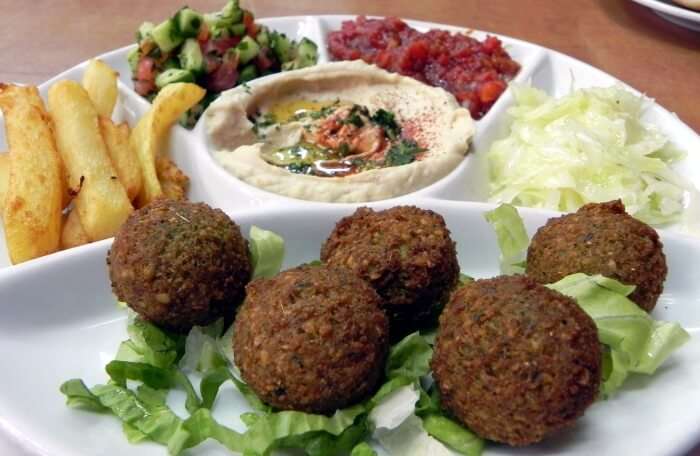 Enjoy some authentic Israeli food