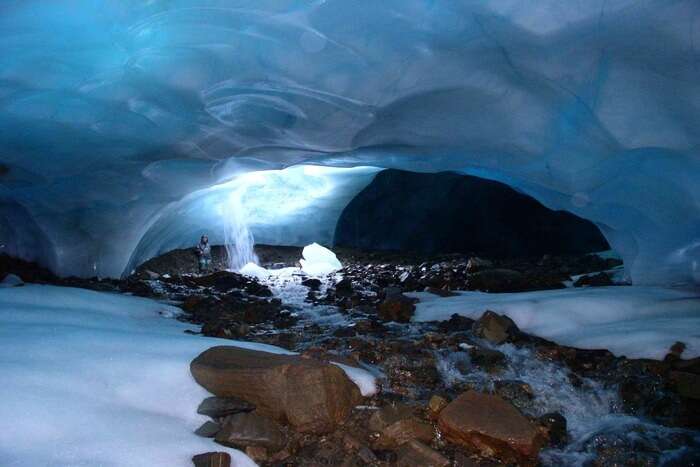 Ice caves view