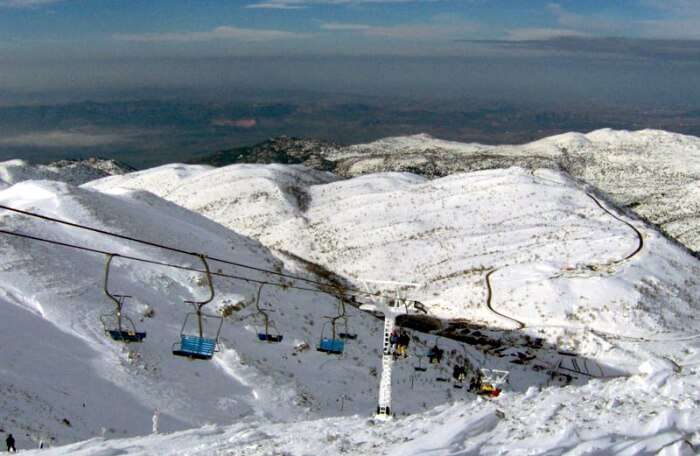 Go skiing at Mt. Hermon
