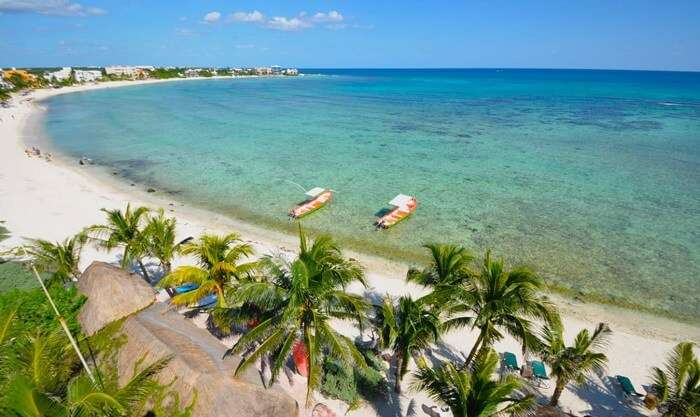 Half Moon Bay in Akumal Mexico