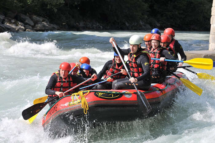 Indulge in white water rafting