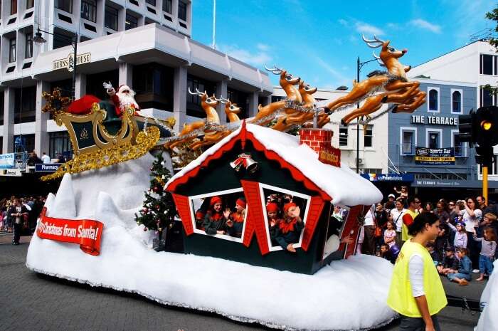 Santa Claus Parade Dunedin New Zealand