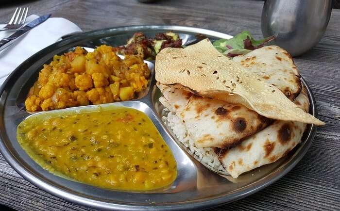 chapati and daal