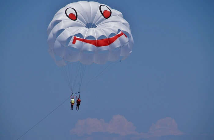 Paragliding In Sky