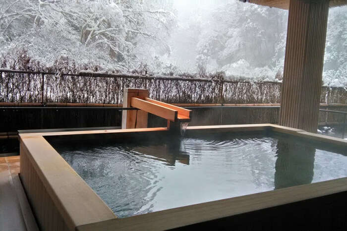 Spend the day relaxing at an Onsen
