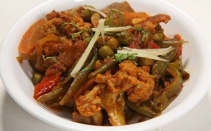 Indian Food Cuisine Mix Vegetables
