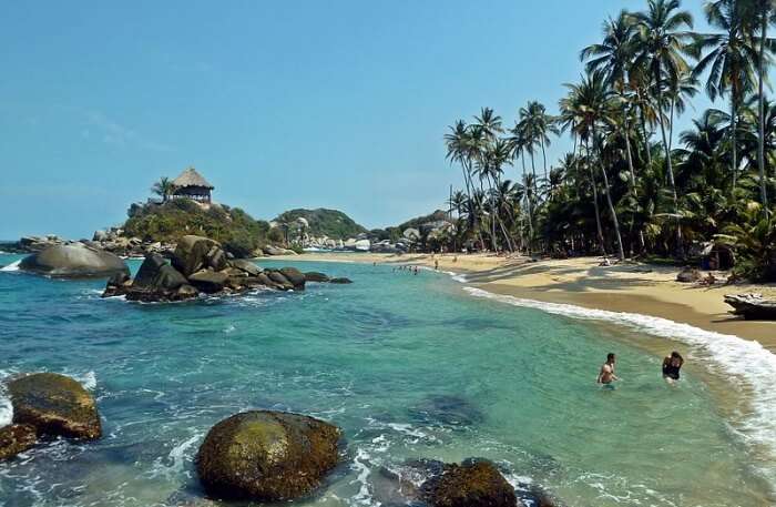 View Of Tayrona national park