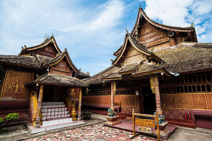 Buddhist Temple view