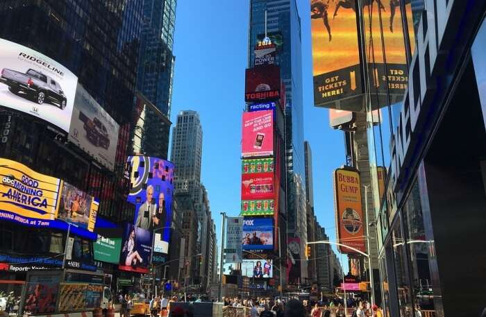 Times Square In New York
