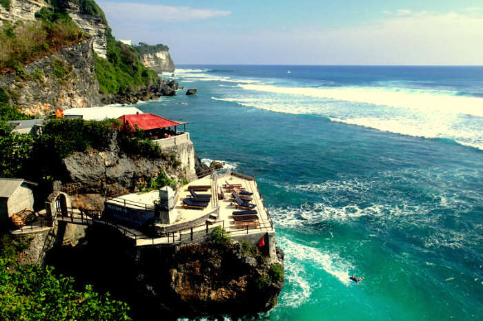 A cliff in Uluwatu