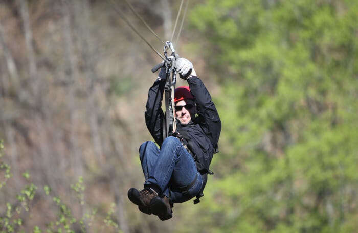 Zip-lining