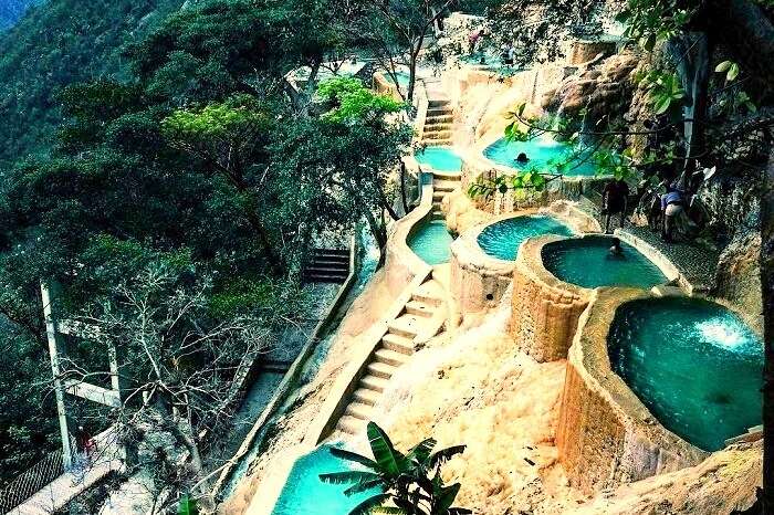 hot springs near cancun mexico