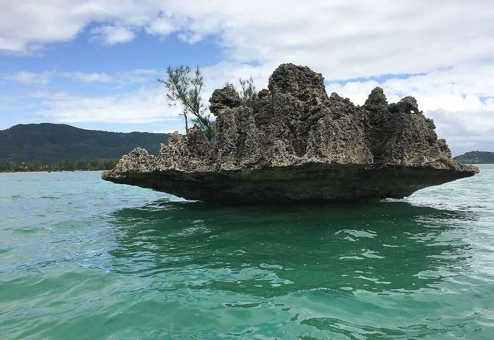 A view of Mauritius