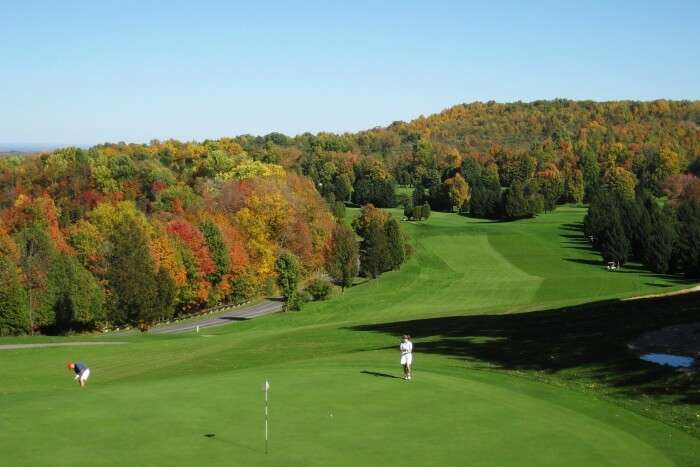 Golf course at Green Lakes State Park, Fayetteville, NY