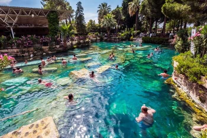 A Swim In The Pamukkale Antique Pool