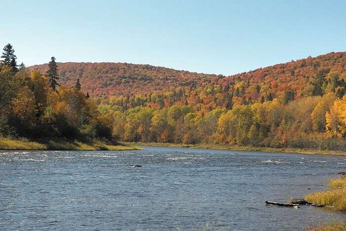 serene waterway in Maine