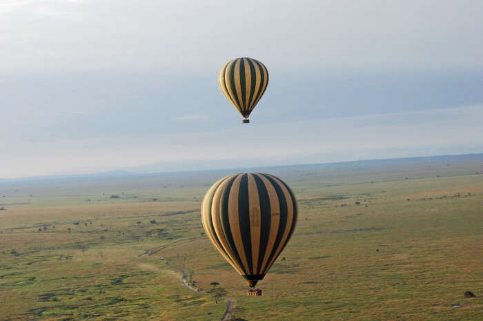 Floating along the Serengeti