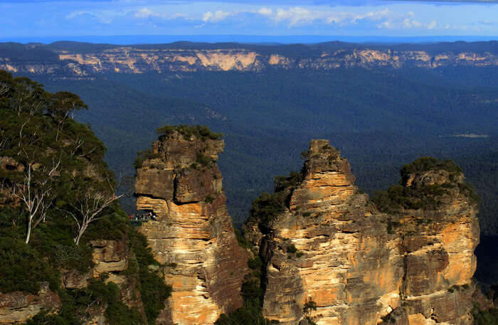 Blue colour Mountains