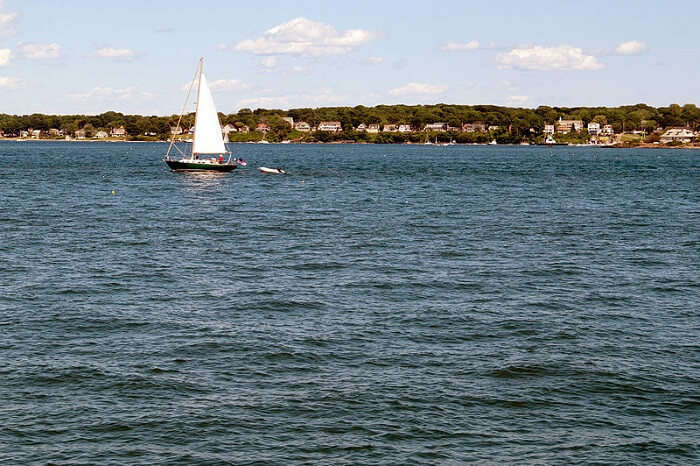 beautiful bay in Maine