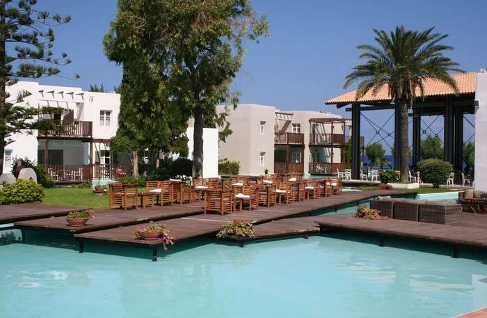 Resort view and pool