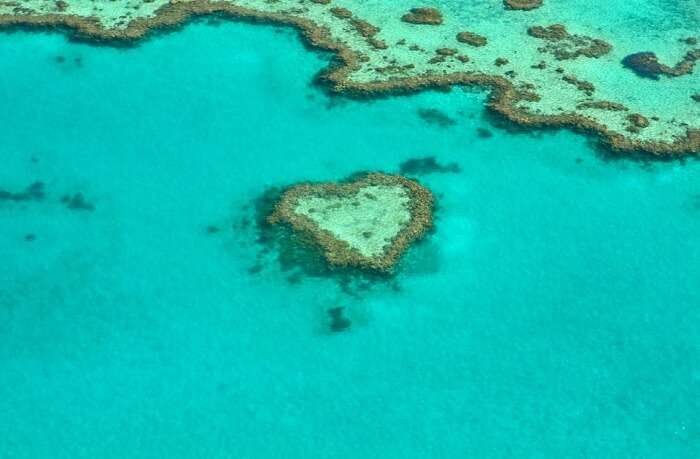 Heart Reef at the Great Barrier Reef