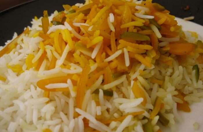 Indian rice food