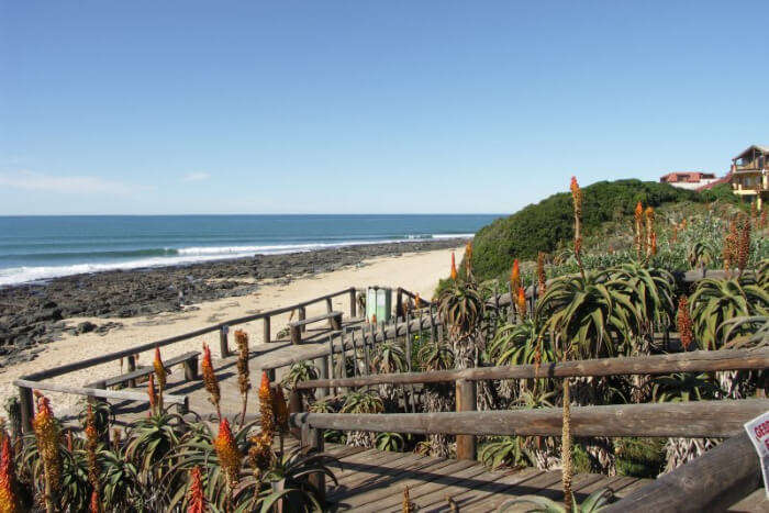 A walking pier at Jeffrey’s bay