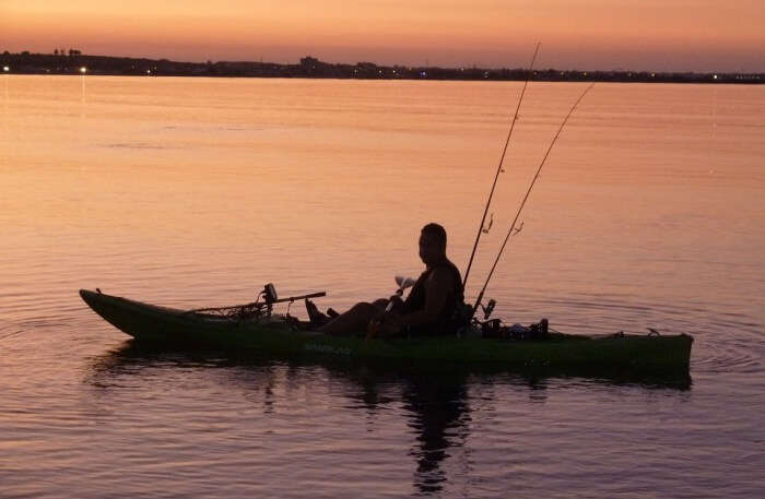 fishing on boat