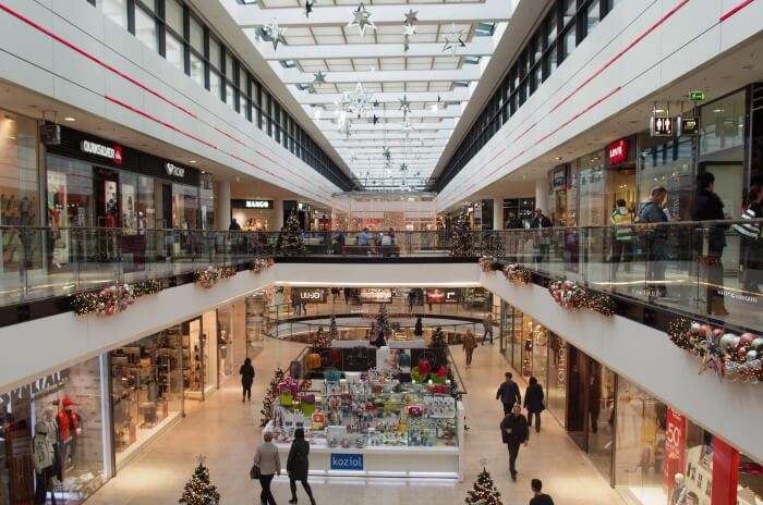 Mall hopping in the most upscale market of the country