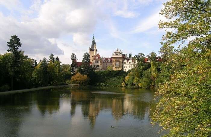 Beautiful Park and lake view