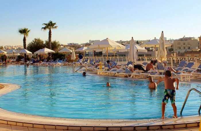 Swimming pool view