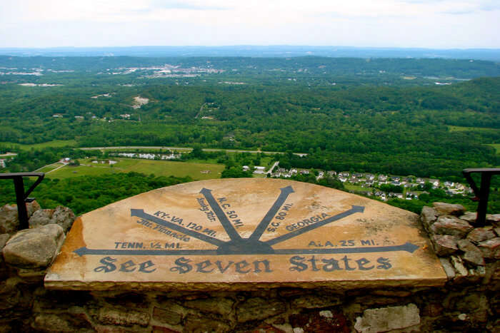 Seven States from Rock City